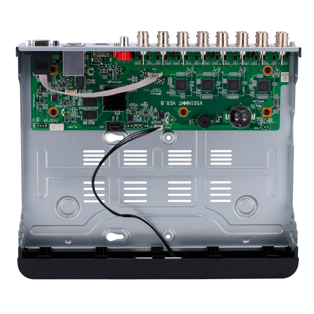 Enregistreur vidéo 5n1 Uniview - Gamme Easy - 16 CH HDTVI / HDCVI / AHD / CVBS + 8 extra IP - Audio  - Support 1 disque dur