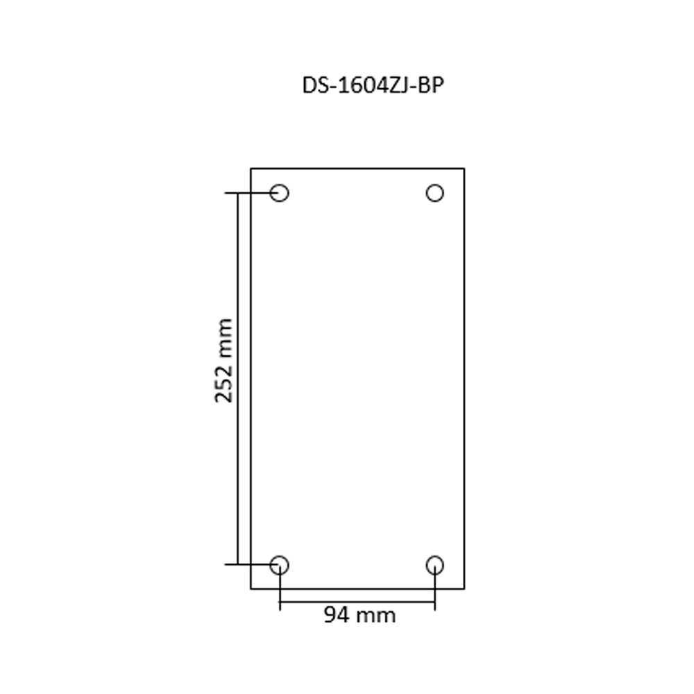 Support mural - Boite de connexions - Adapté pour une utilisation extérieure sur poteau - Couleur blanche - Passage de câble 314 mm (H) x 194,9 (L) mm x 456,5 (Pr) mm