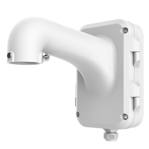 Support mural - Boite de connexions - Adapté pour une utilisation extérieure - Couleur blanche - Passage de câble